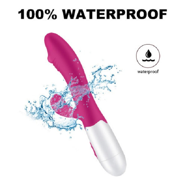 DELUX Silicone Vibrator 30 Functions G spot Dildo Vibrator