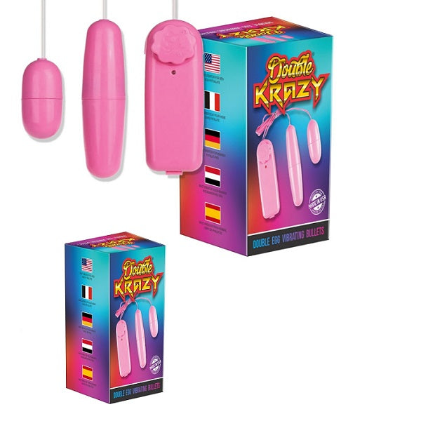 Double Krazy Remote Control Egg Vibrator For Women