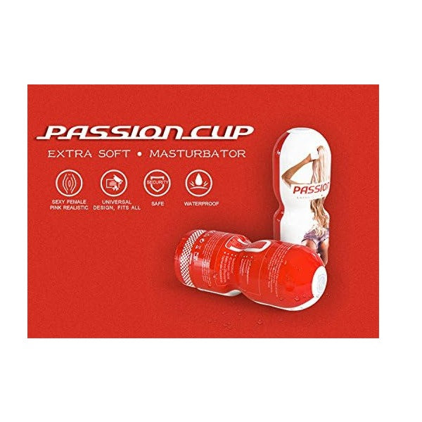 Passion Cup Ultra Realistic 14 cm Male Masturbator High Stimulation