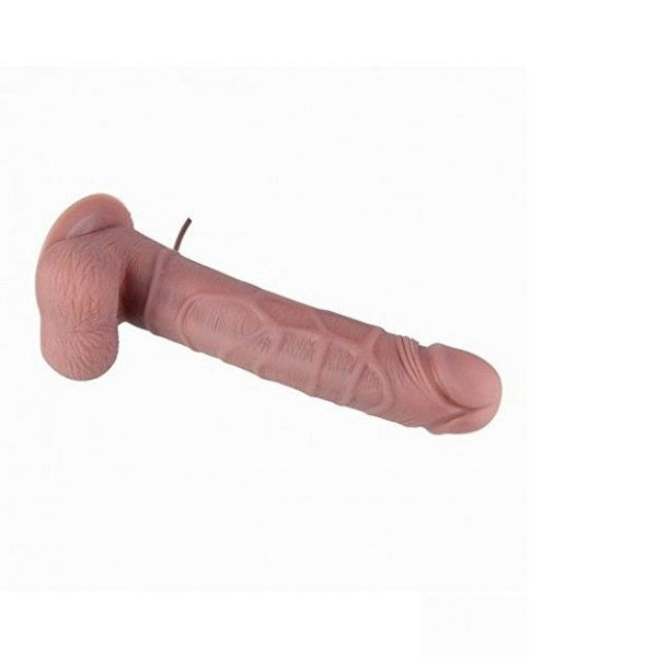 Rotating Head Realistic 8 Inches Remote Controlled Dildo With Suction Cup