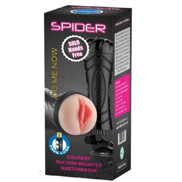 Spider Hands Free Wall Mounted Silicon Fleshlight Sex Toy for Men