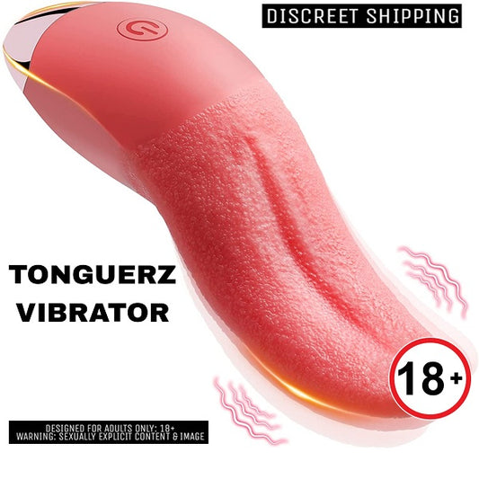 TONGUERZ 10 Modes Tongue Vibrator For Clitoral And Oral Stimulation