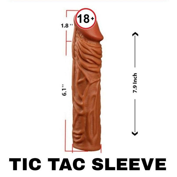 Tic Tac Delay CONDOM EXTENDER Sleeve